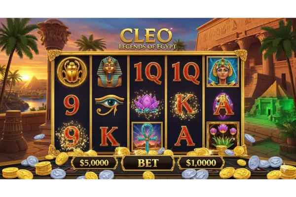 CLEO Legends of Egypt Slot Overview