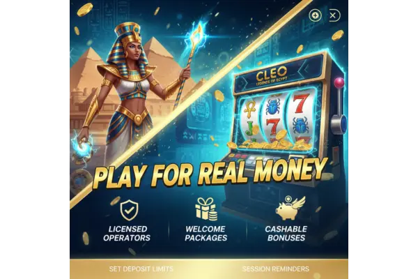 Playing CLEO Legends of Egypt Slot for Real Money
